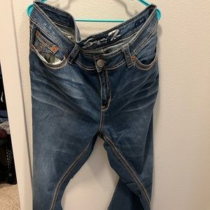 Seven7 boot cut plus size jeans.